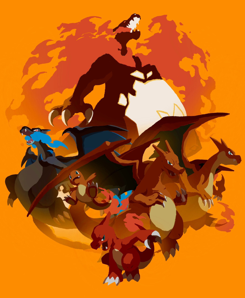 breathing_fire, charizard, charmander, charmeleon, claws, evolutionary_line, fire, gigantamax