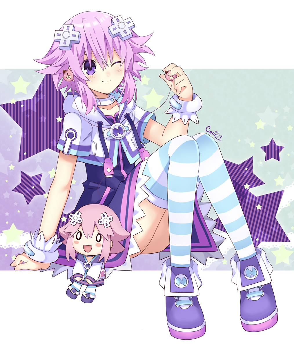 1girl, caro-xy, choker, d-pad, d-pad_hair_ornament, dress, eyebrows_visible_through_hair, full_body