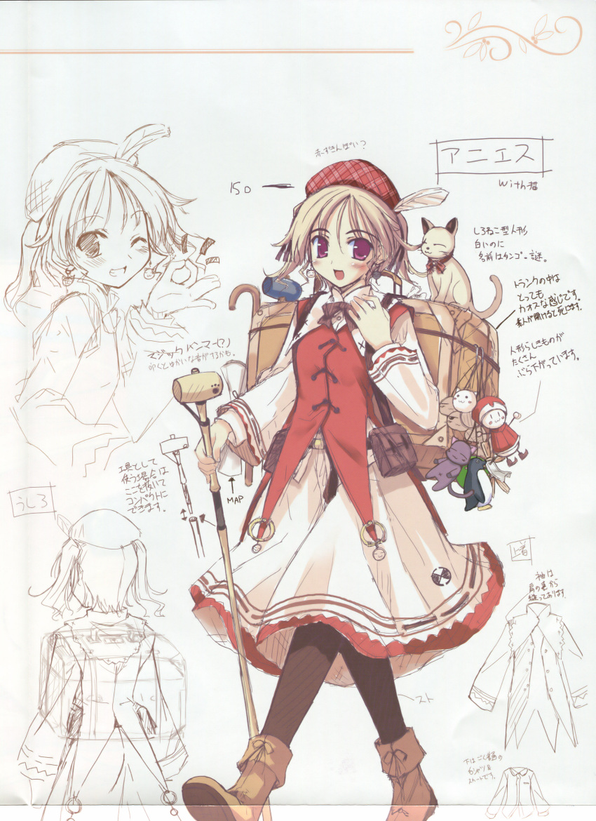 agnes_boulange, character_design, ko~cha, la_campanella_della_benedizione, sketch