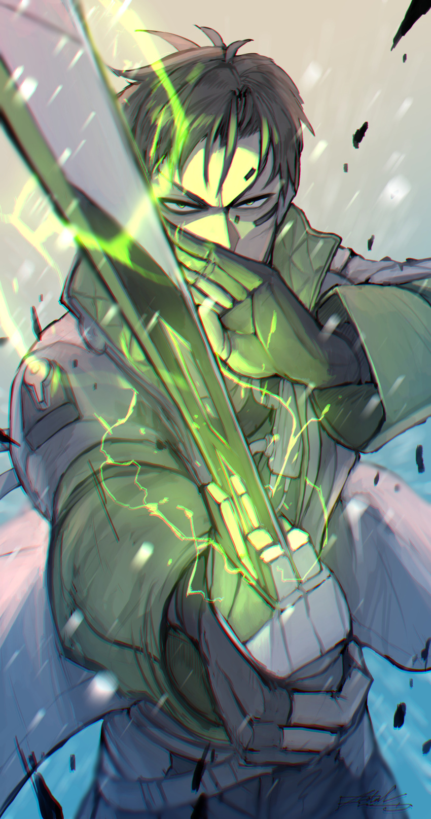 1boy, absurdres, apex_legends, belt, biwon_blade, black_gloves, black_hair, black_pants