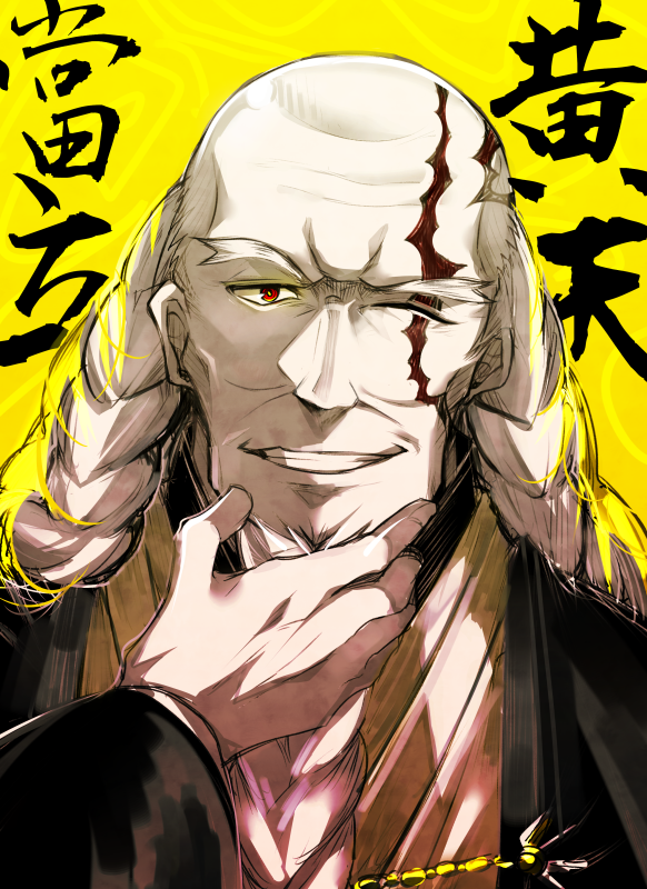 1boy, bald, beard, braid, braided_beard, facial_hair, fate/grand_order, fate_(series)