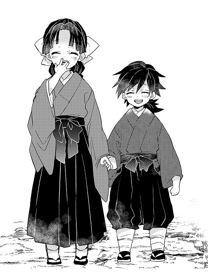 1boy, 1girl, ^_^, arm_at_side, arms_at_sides, bangs, braid, braided_ponytail