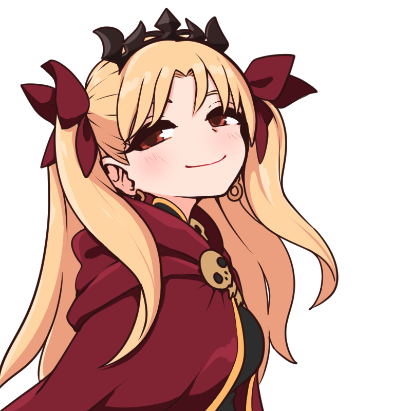 blonde_hair, elflorri, ereshkigal_(fate), fate/grand_order, fate_(series), two_side_up