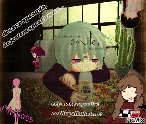 animated, animated_gif, edit, hair_ornament, hairclip, lowres, marie_(peripeteia), non-web_source