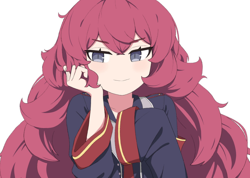 1girl, armband, bangs, black_coat, black_eyes, blue_archive, closed_mouth, coat