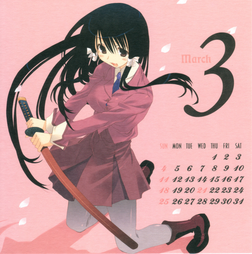 calendar, cosplay, genshiken, kisaragi_kasumi, kujibiki_unbalance, mitsumi_misato, ohno_kanako