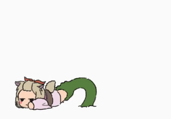 1girl, animal_ears, animated, animated_gif, ash_blossom_&amp;_joyous_spring, blush, called_by_the_grave, chibi