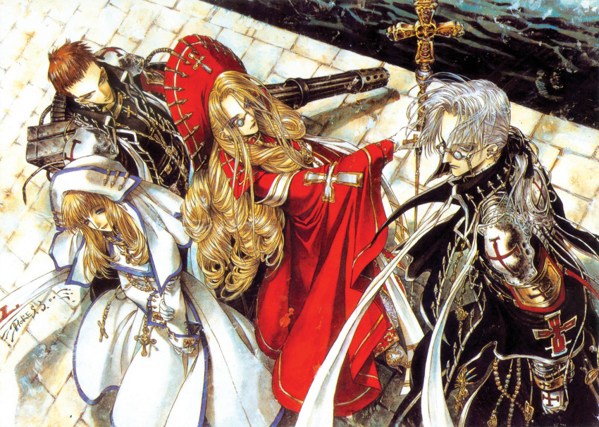 abel_nightroad, caterina_sforza, kate_scott, tres_iqus, trinity_blood