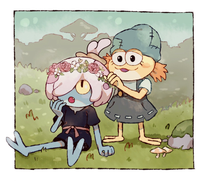 amphibia, highres, hikiomor, ivy_sundew, maddie_flour