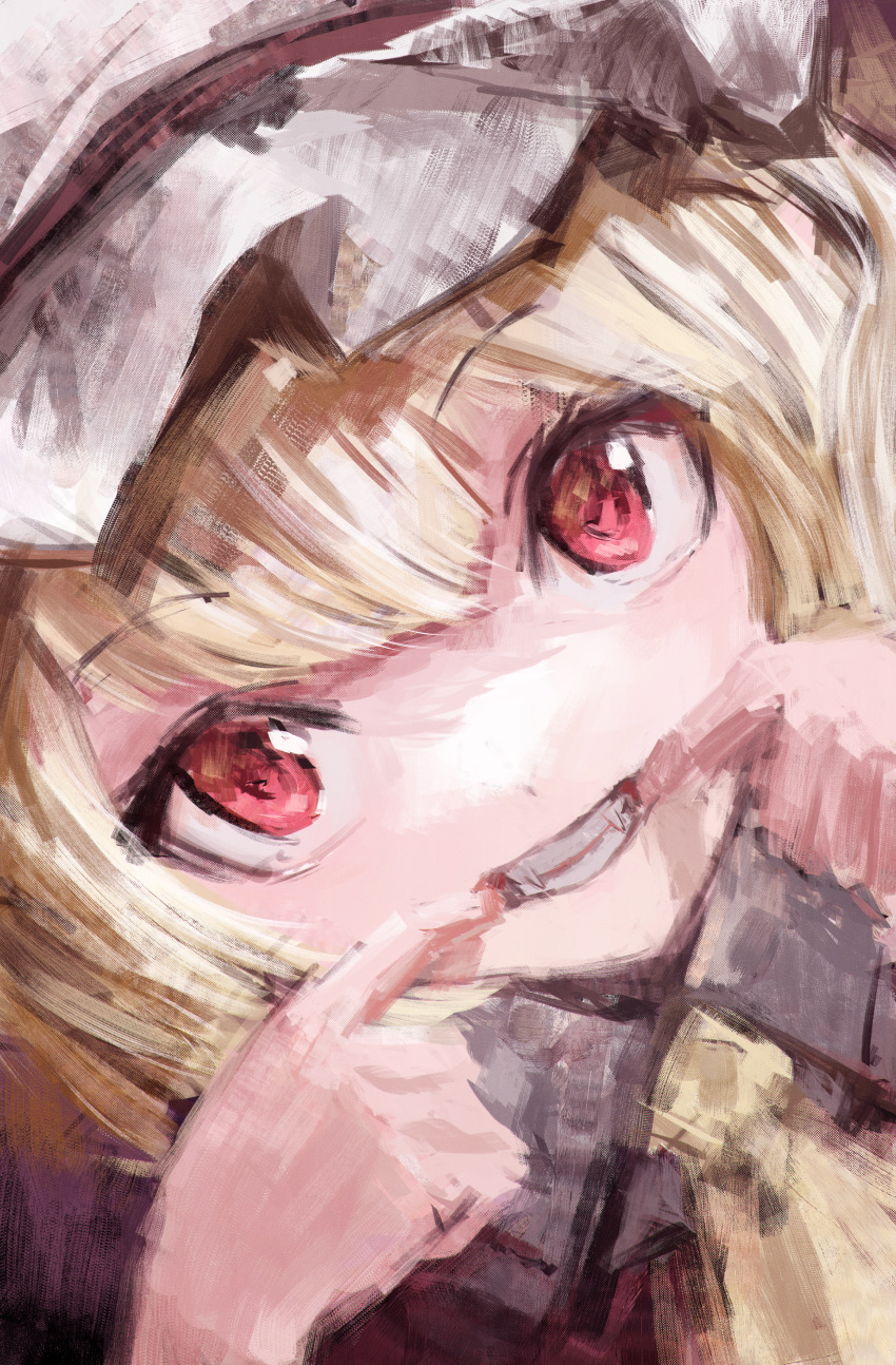 1girl, absurdres, ascot, bangs, blonde_hair, close-up, collared_shirt, commentary