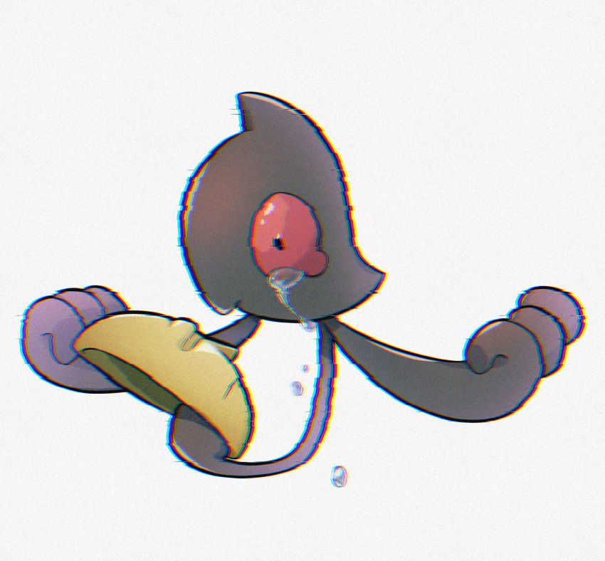 blurry, chromatic_aberration, commentary_request, crying, ebichi_(mon600n), glitch, highres, holding