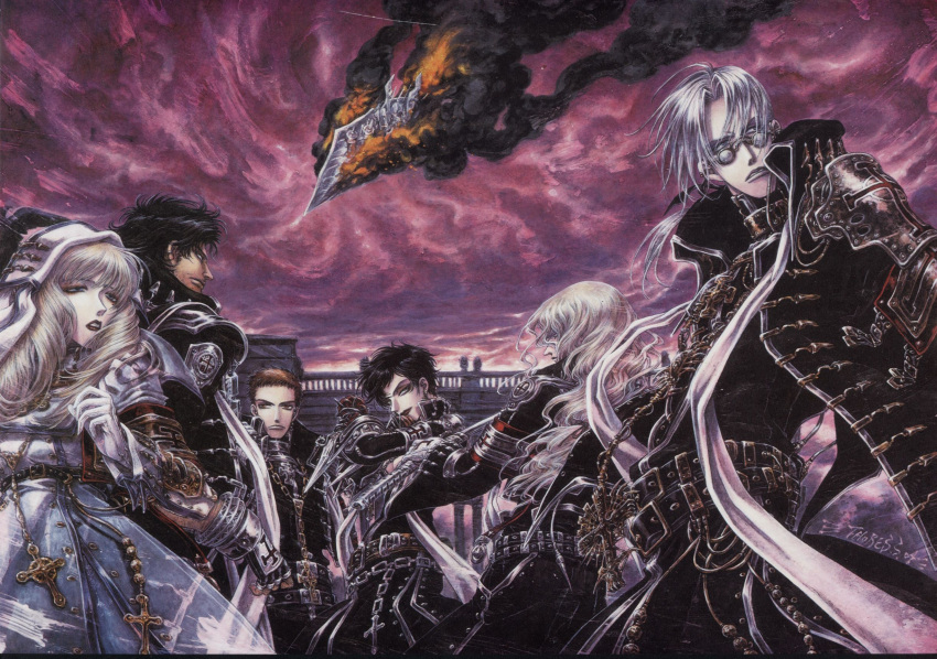 abel_nightroad, hugue_de_watteau, kate_scott, leon_garcia_de_asturias, monica_argento, tres_iqus, trinity_blood