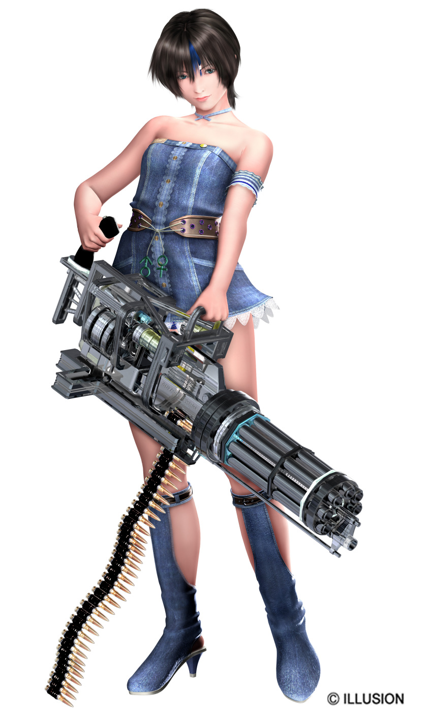 cg, des_blood_vr, gun, illusion, kaoru_(des_blood_vr), official_art, tagme, weapon