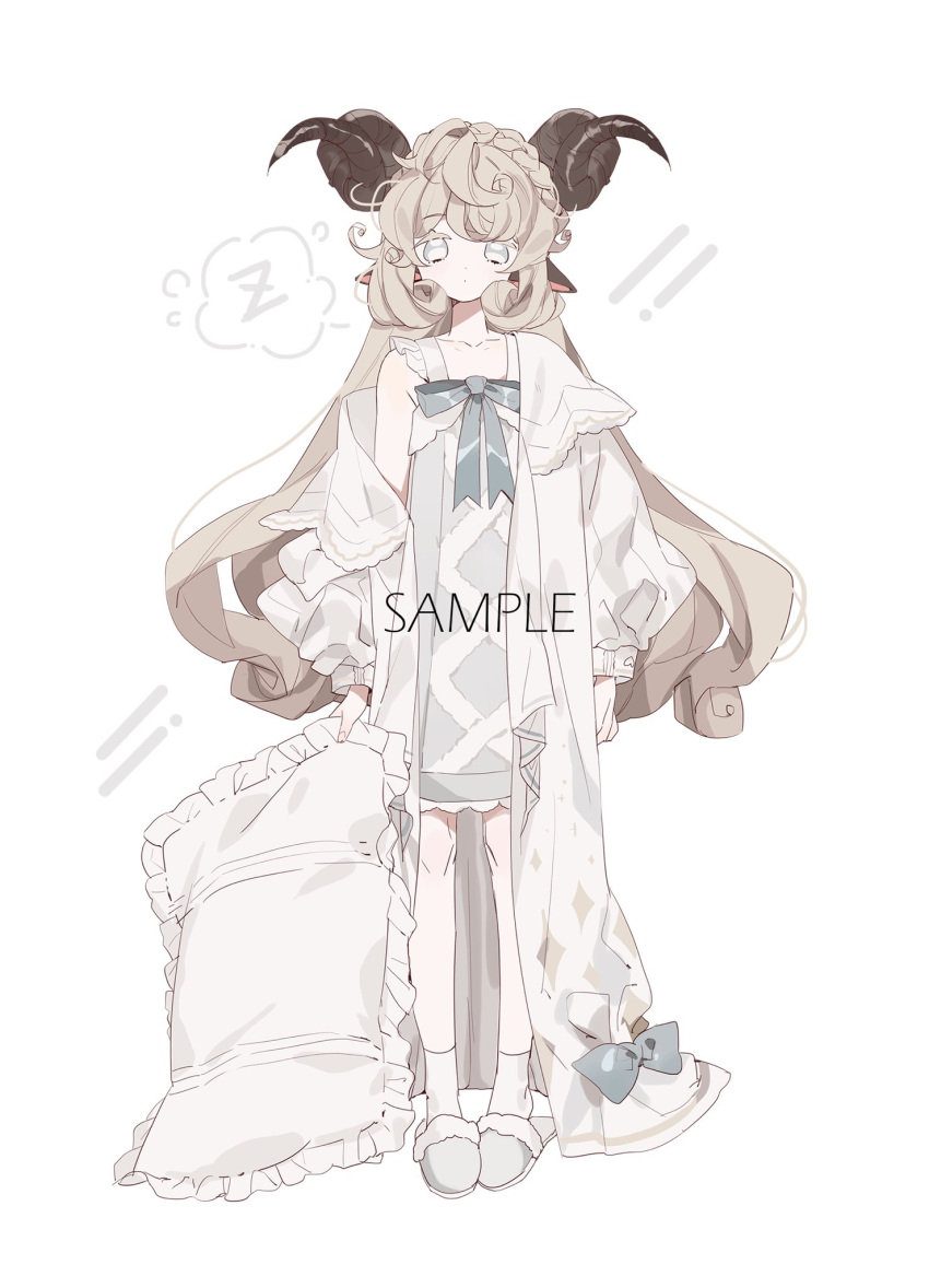 !, !!, 1girl, animal_ears, asphyxia17, bangs, blue_bow, blue_dress
