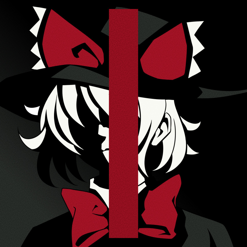 1girl, album_cover_redraw, bangs, bow, bowtie, capelet, chinese_commentary, closed_mouth