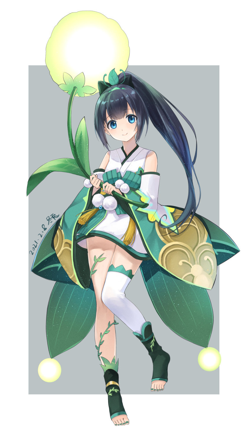 1girl, absurdres, bangs, black_hair, blue_eyes, blush, boots, bow