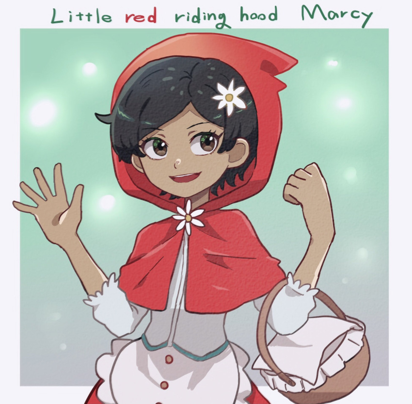 1girl, amphibia, commentary_request, full_body, hair_ornament, highres, junsui_(omori0310), marcy_wu