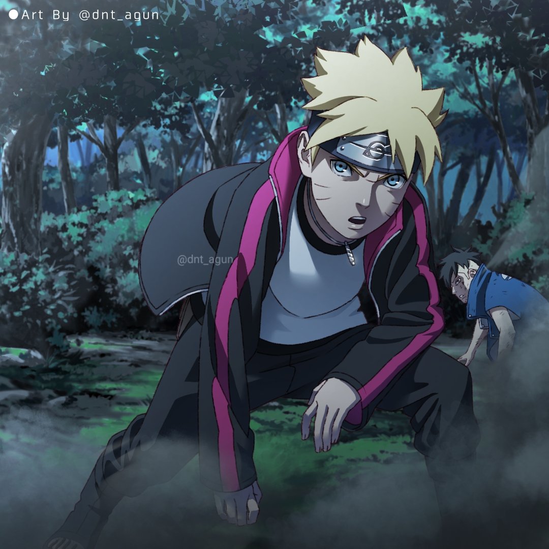 2boys, artist_name, black_jacket, black_pants, blonde_hair, blue_eyes, blue_jacket, boruto:_naruto_next_generations