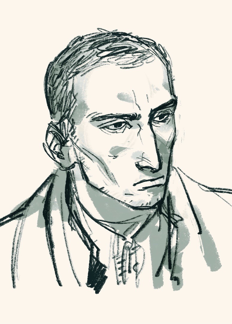 1man, bald, daddnut, greyscale, humbles, pathologic, pathologic_2, portrait