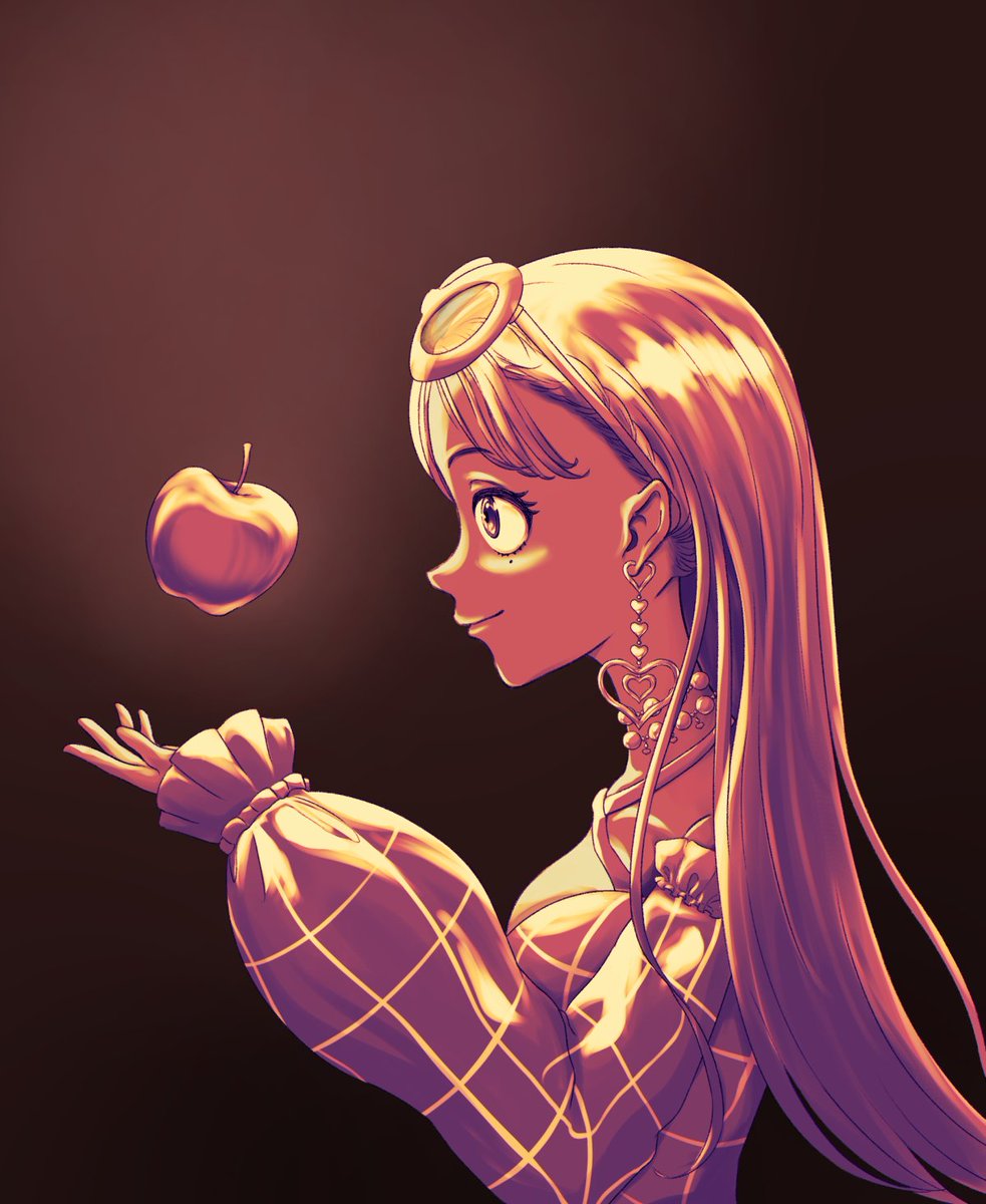 1girl, earrings, english_commentary, eyewear_on_head, floating, floating_object, from_side, hair_behind_ear