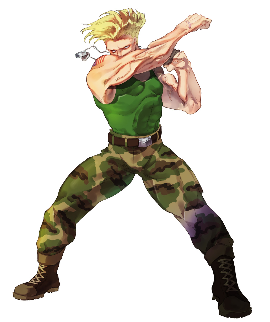 1boy, abs, american_flag, american_flag_tattoo, bare_shoulders, belt, blonde_hair, blue_eyes