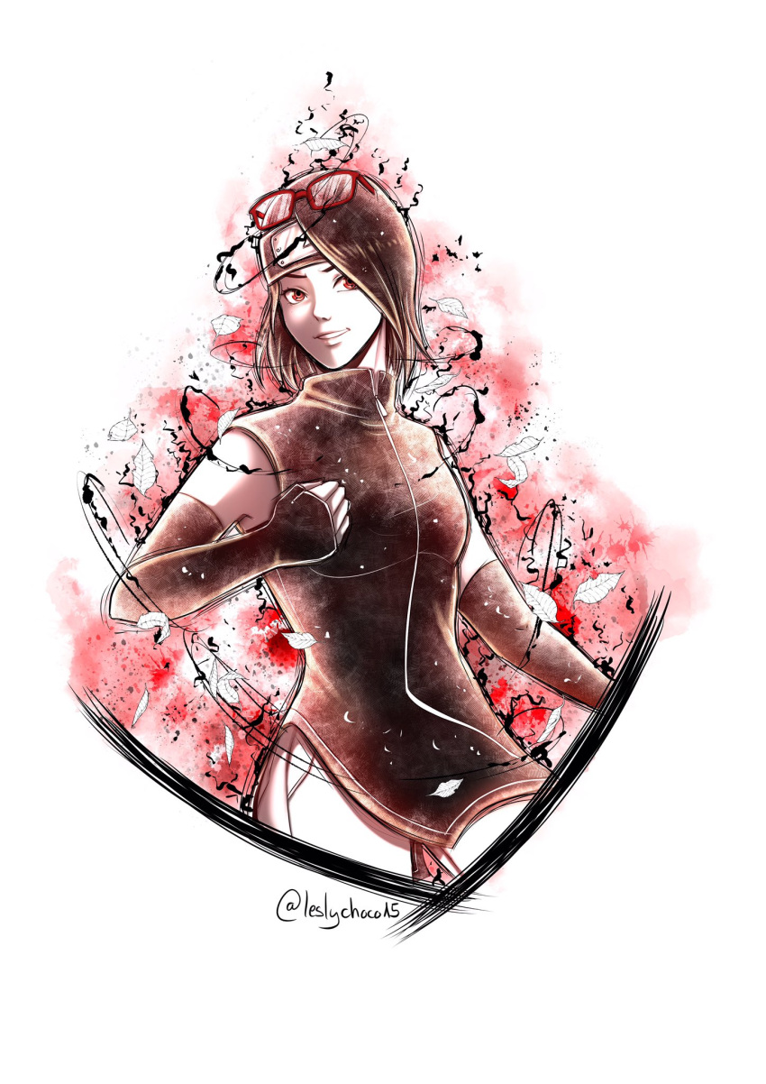 1girl, asymmetrical_bangs, bangs, black_gloves, black_hair, black_jacket, boruto:_naruto_next_generations, cowboy_shot