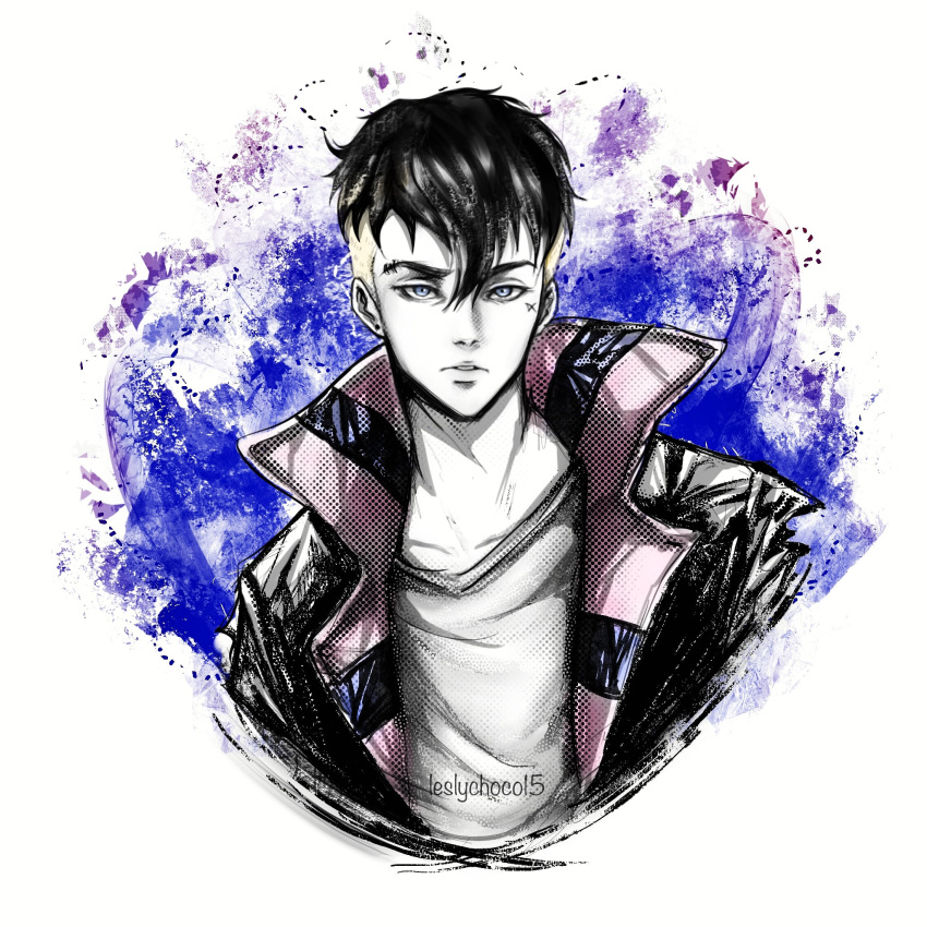 1boy, artist_name, bangs, black_coat, black_hair, blue_eyes, boruto:_naruto_next_generations, coat