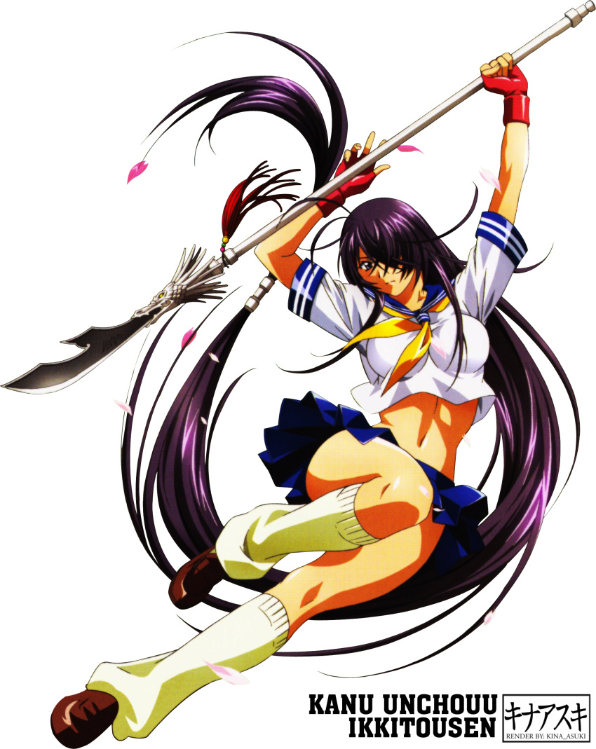 ikkitousen, ikkitousen~shining_dragon~, kanu_unchou, rin_sin, screening, seifuku