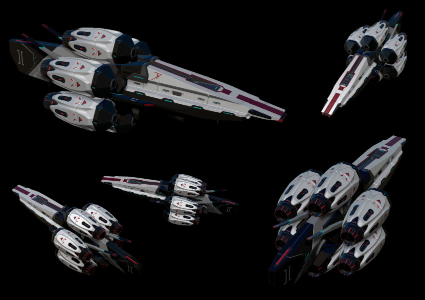 3d, absurdres, black_background, bugrahekimhan, commentary, concept_art, cruiser, engine