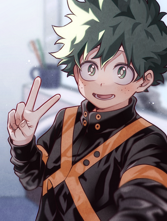 1boy, adapted_costume, bakugou_katsuki, bakugou_katsuki_(cosplay), black_shirt, blurry, blurry_background, blush