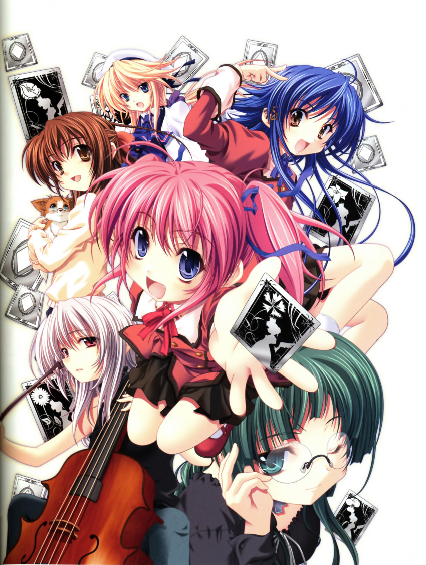 binding_discoloration, heathcliff_cosgrave, kashima_kiyomi, katsuragi_kao, kishi_aimi, miyama-zero, osaka_haruna, princess_brave