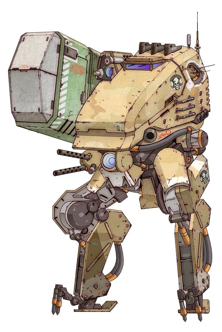 cable, joy_(cyber_x_heaven), mecha, metal_gear_(robot), metal_gear_(series), metal_gear_1, no_humans, radio_antenna