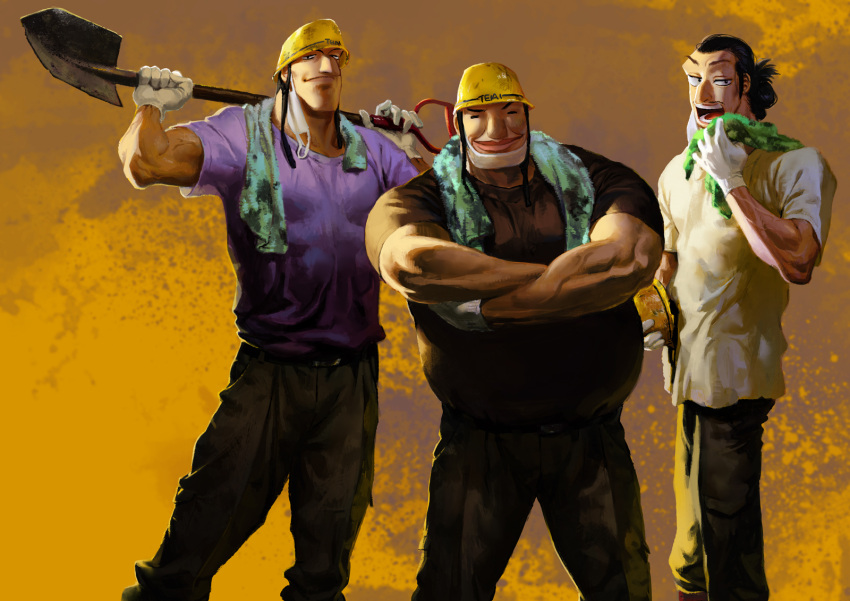 3boys, highres, kaiji, multiple_boys, ootsuki_(kaiji), shishinnonoii