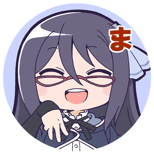 1girl, :d, ^_^, assault_lily, bangs, black_capelet, black_hair, black_ribbon