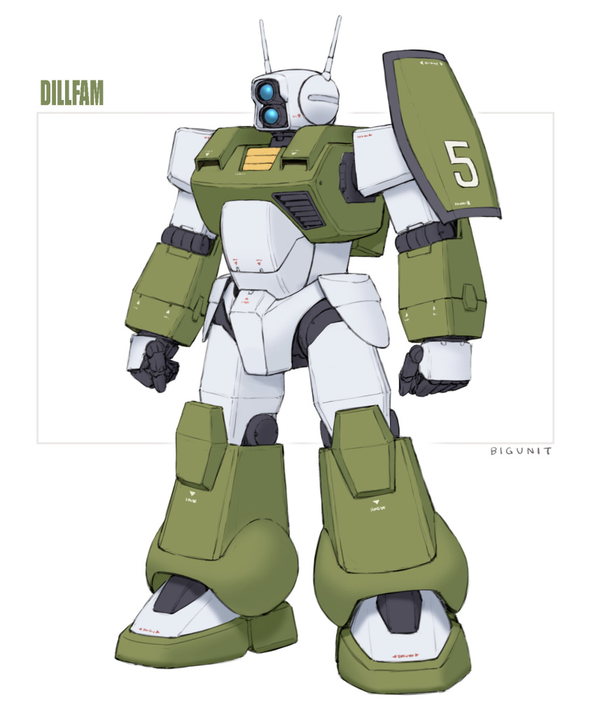 1980s_(style), bigunit, character_name, dillfam, english_commentary, ginga_hyouryuu_vifam, highres, mecha