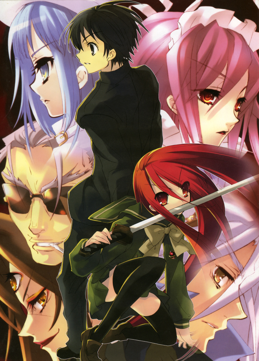 bel_peol, hecate, ito_noizi, merihim, sakai_yuuji, shakugan_no_shana, shana, sydonay