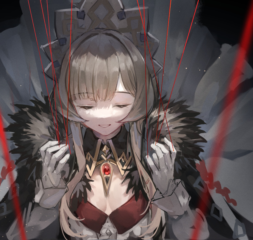 genshin_impact, highres, sandrone_(genshin_impact), string, yu_hydra