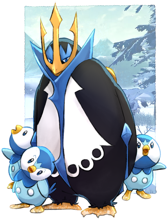 animal_focus, beak, bird, blue_eyes, blue_feathers, empoleon, feathers, head_tilt