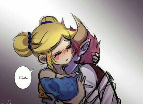 1boy, 1girl, blonde_hair, couple, redhead, star_butterfly, star_vs_the_forces_of_evil, tom_lucitor