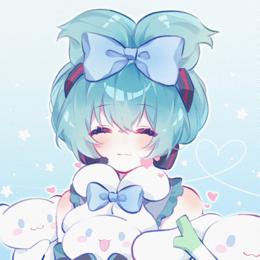 cinnamoroll, hatsune_miku, hezi_(measukivov), highres, vocaloid