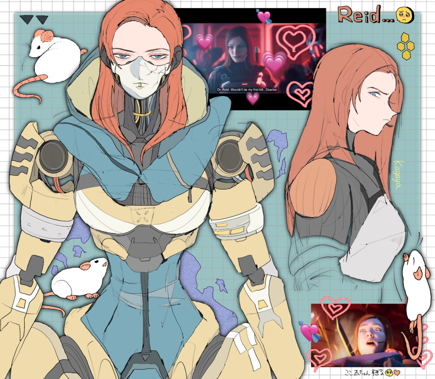 1girl, apex_legends, armor, ash_(titanfall_2), ash_(titanfall_2)_(cosplay), ashleigh_reid, blue_eyes, breastplate