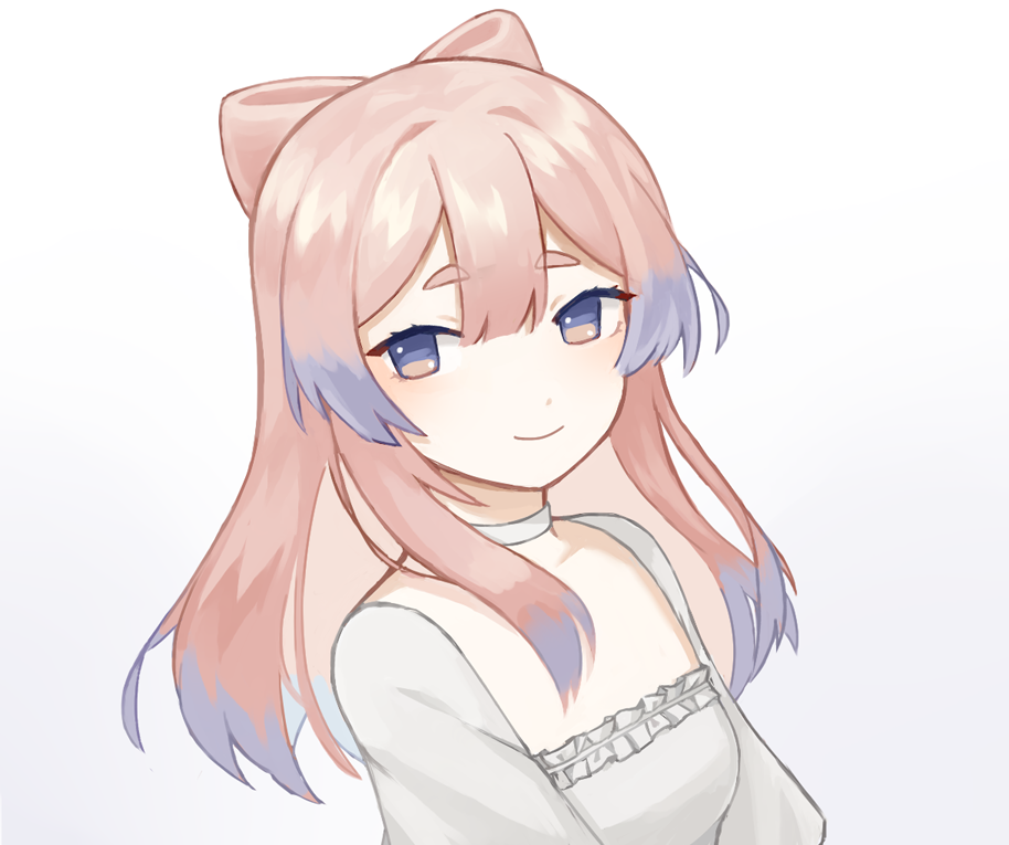 1girl, bangs, blue_eyes, blue_hair, blush, bow-shaped_hair, choker, genshin_impact