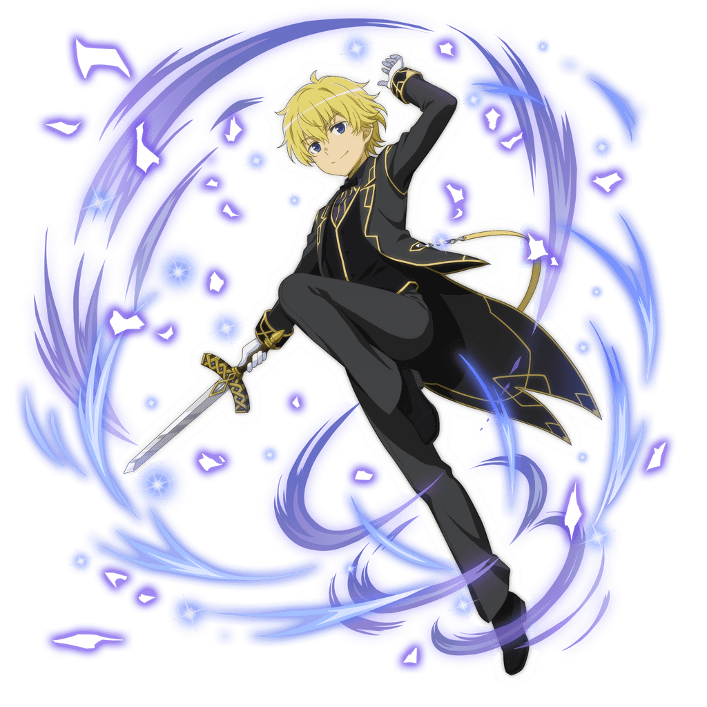 1boy, black_footwear, blonde_hair, dagger, dungeon_ni_deai_wo_motomeru_no_wa_machigatteiru_darou_ka, finn_deimne, gloves, hair_between_eyes