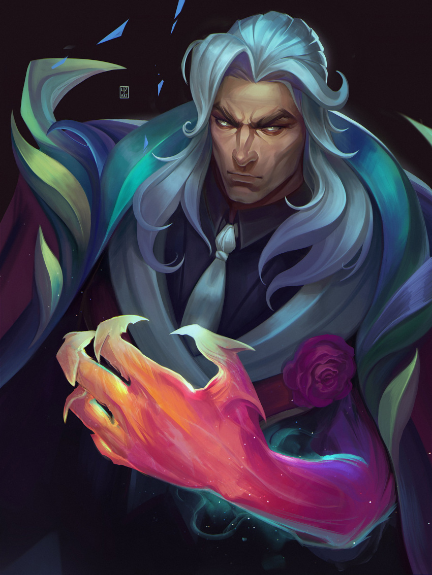 1boy, absurdres, alternate_costume, artist_logo, artist_name, coat, crystal_rose_swain, feet_out_of_frame