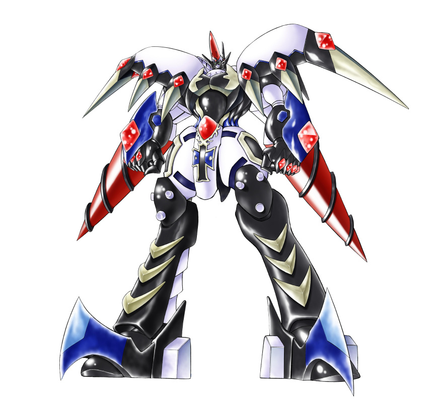 drill, highres, huge_weapon, mecha, no_humans, official_art, super_robot, super_robot_wars