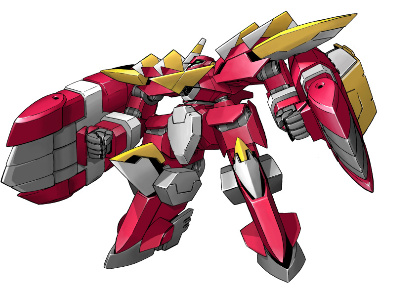 giganscudo, mecha, no_humans, official_art, super_robot_wars, super_robot_wars_original_generation, white_background