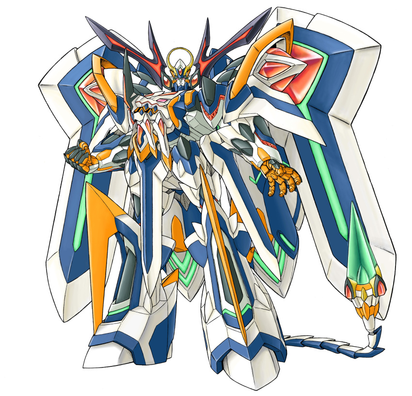 granteed_dracodeus, mecha, no_humans, official_art, super_robot_wars, super_robot_wars_og_moon_dwellers, super_robot_wars_original_generation, white_background