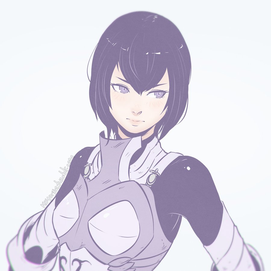 1girl, armor, bodysuit, breastplate, closed_mouth, fire_emblem, fire_emblem_awakening, kjelle_(fire_emblem)