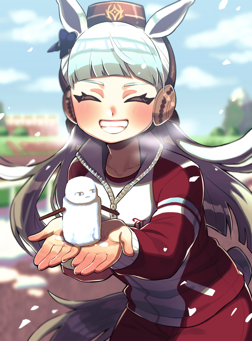 1girl, absurdres, bangs, blunt_bangs, blurry, blurry_background, blush, breath