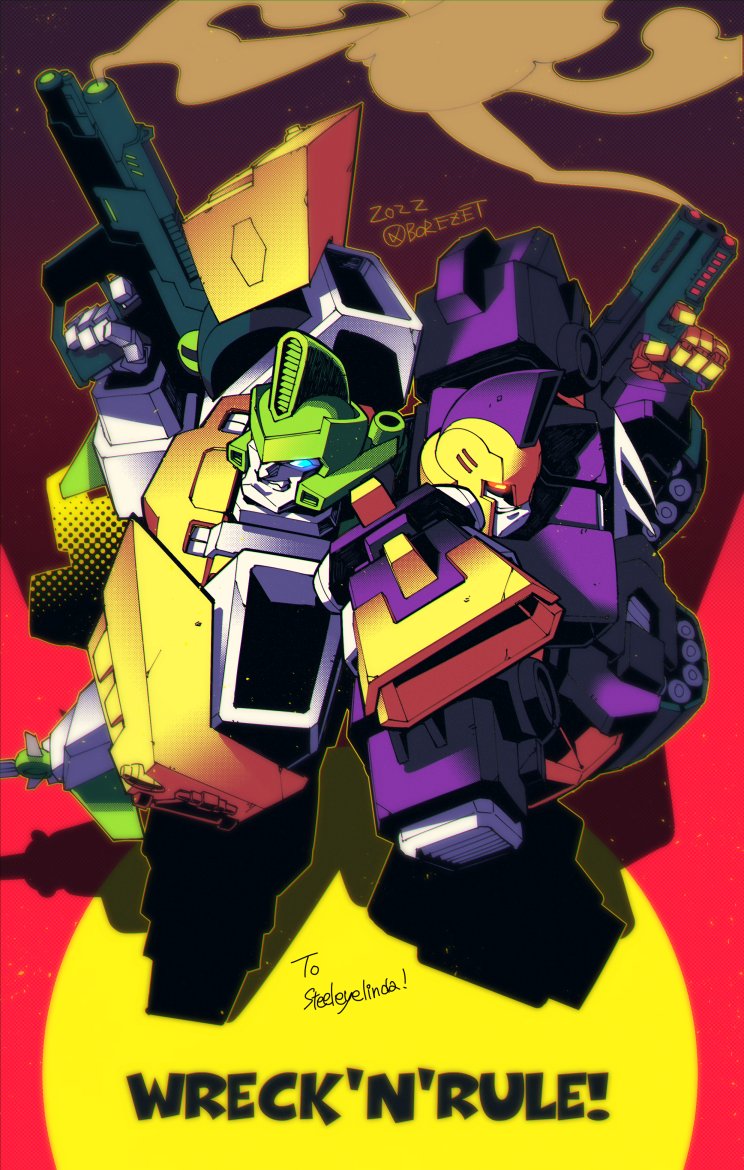 autobot, back-to-back, blue_eyes, borezet, commission, decepticon, from_above, gun